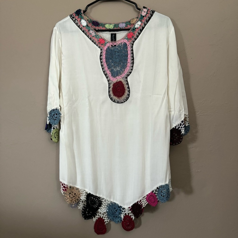 Sacred Thread Crochet Blouse